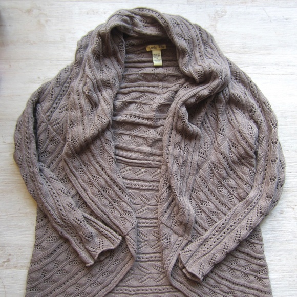 Chunky Knit Shawl Collar Sweater - Picture 4 of 8